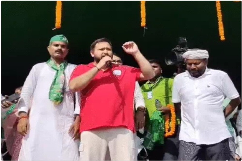 तेजस्वी बोले- माई-बहिन योजना का एकमुश्त ₹30 हजार देंगे:सरकार बनी तो कर्मचारियों का 70km के दायरे में तबादला; 14 जनवरी को खाते में आएगा पैसा